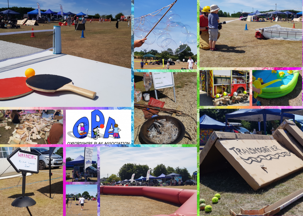 Photo montage from the Play & Activity Day 2022